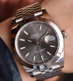 Rolex Datejust 41mm Replica Watch - Grey Dial Jubilee Band_th.png